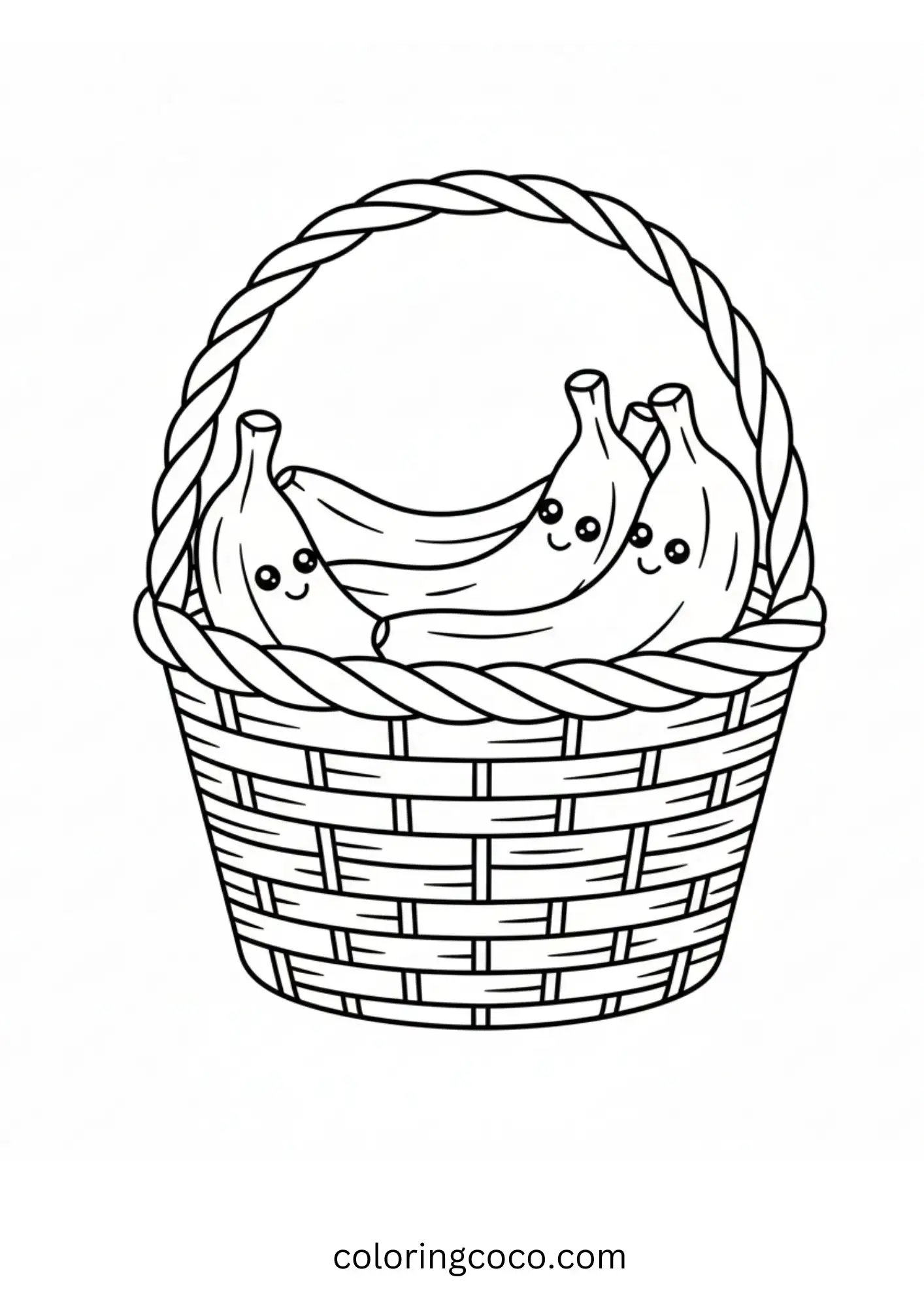 Banana in Fruit Basket