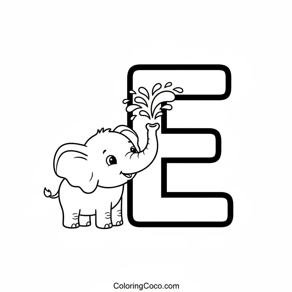 'E' for Elephant