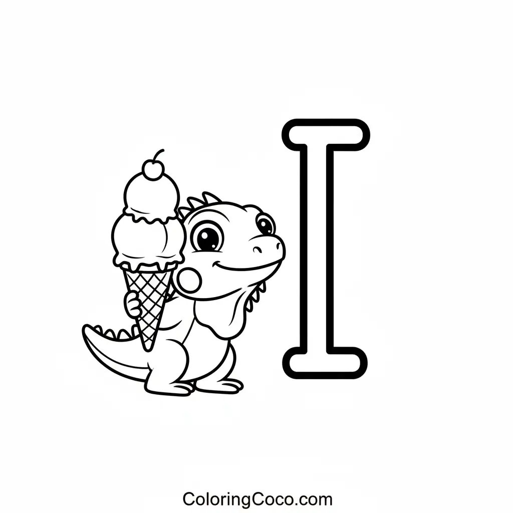 'I' for icecream