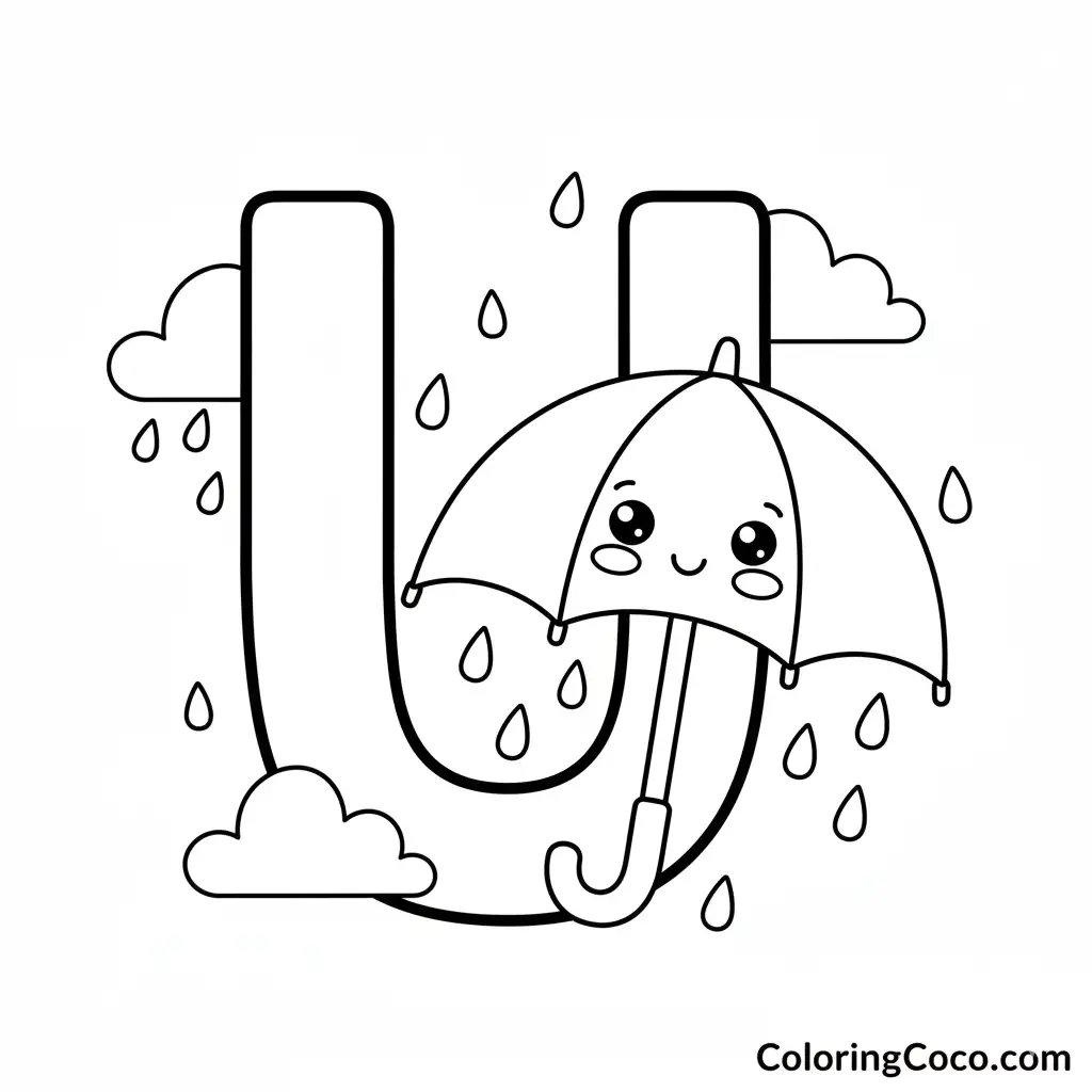'U' for umbrella