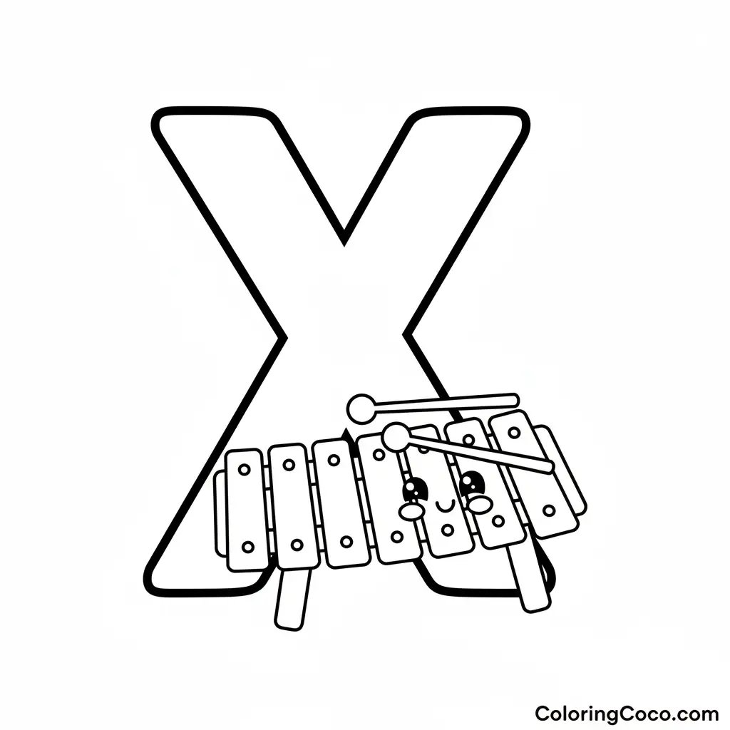 'X' for Xylophone